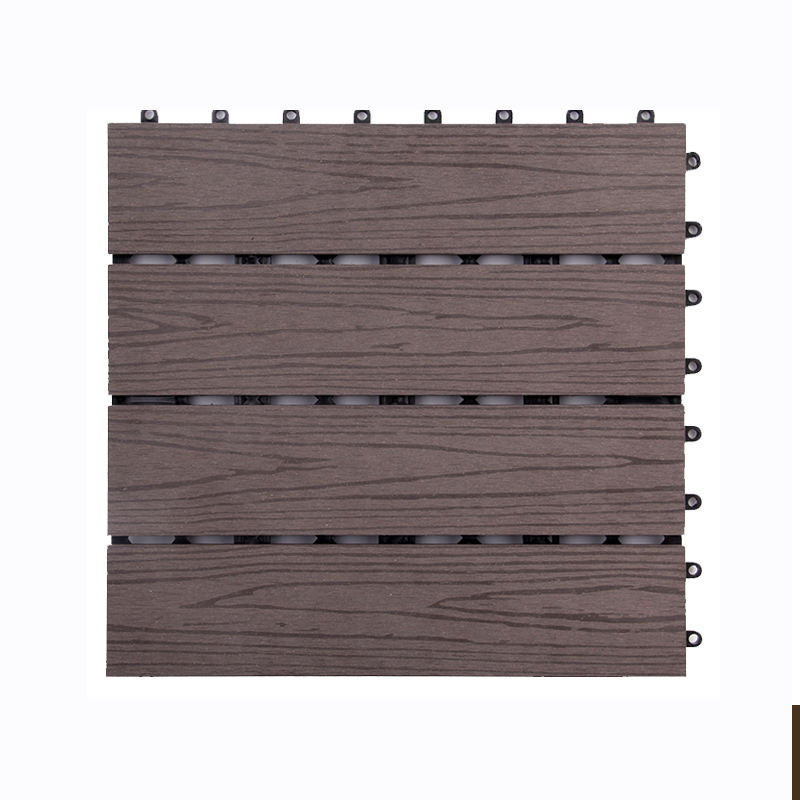 Holz-Kunststoff-Verbundwerkstoff, WPC-Terrassenfliesen, technischer Bodenbelag, Gartendekoration