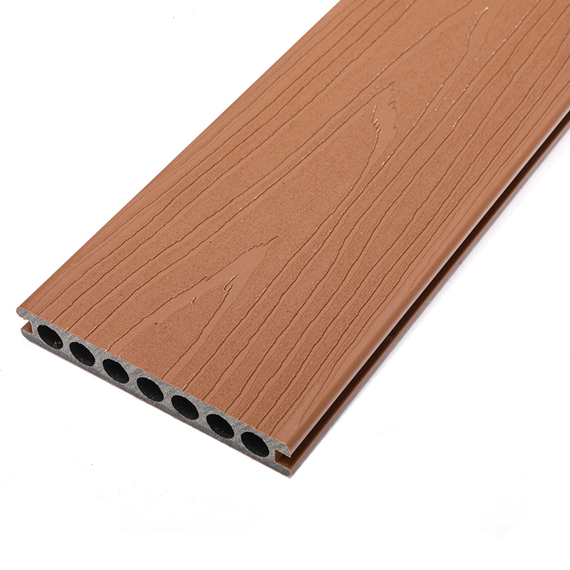 Koextrudierte WPC-Terrassendielen für den Innenhof, Holz- und Kunststoff-Bodendekoration